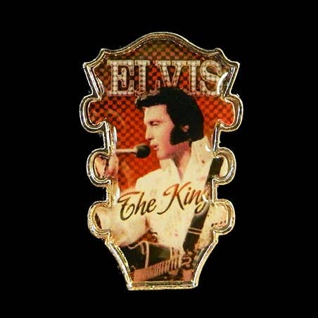 Elvis Lapel Pin - The King Guitar for wholesale by MID-SOUTH PRODUCTS