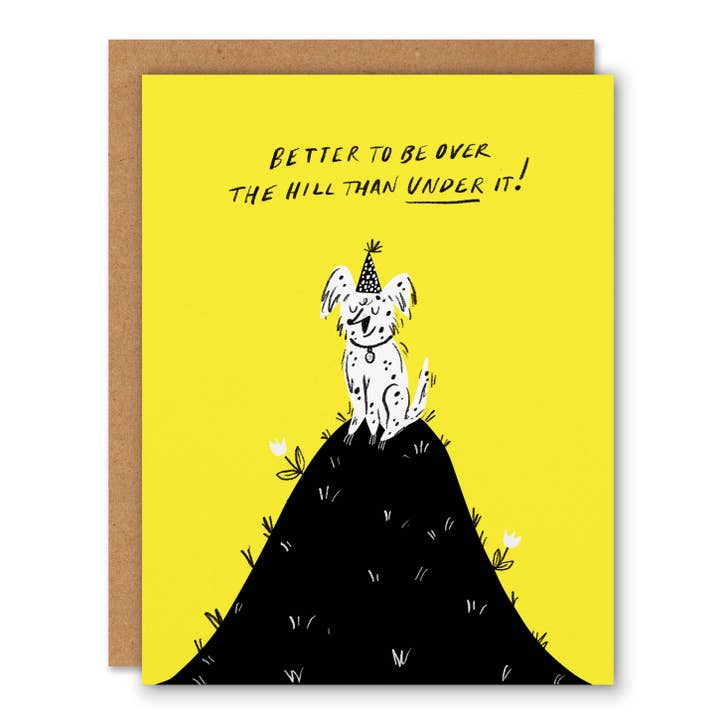 Sobre la Colina - Tarjeta de Felicitación de Cumpleaños para venta al por mayor de Badger & Burke