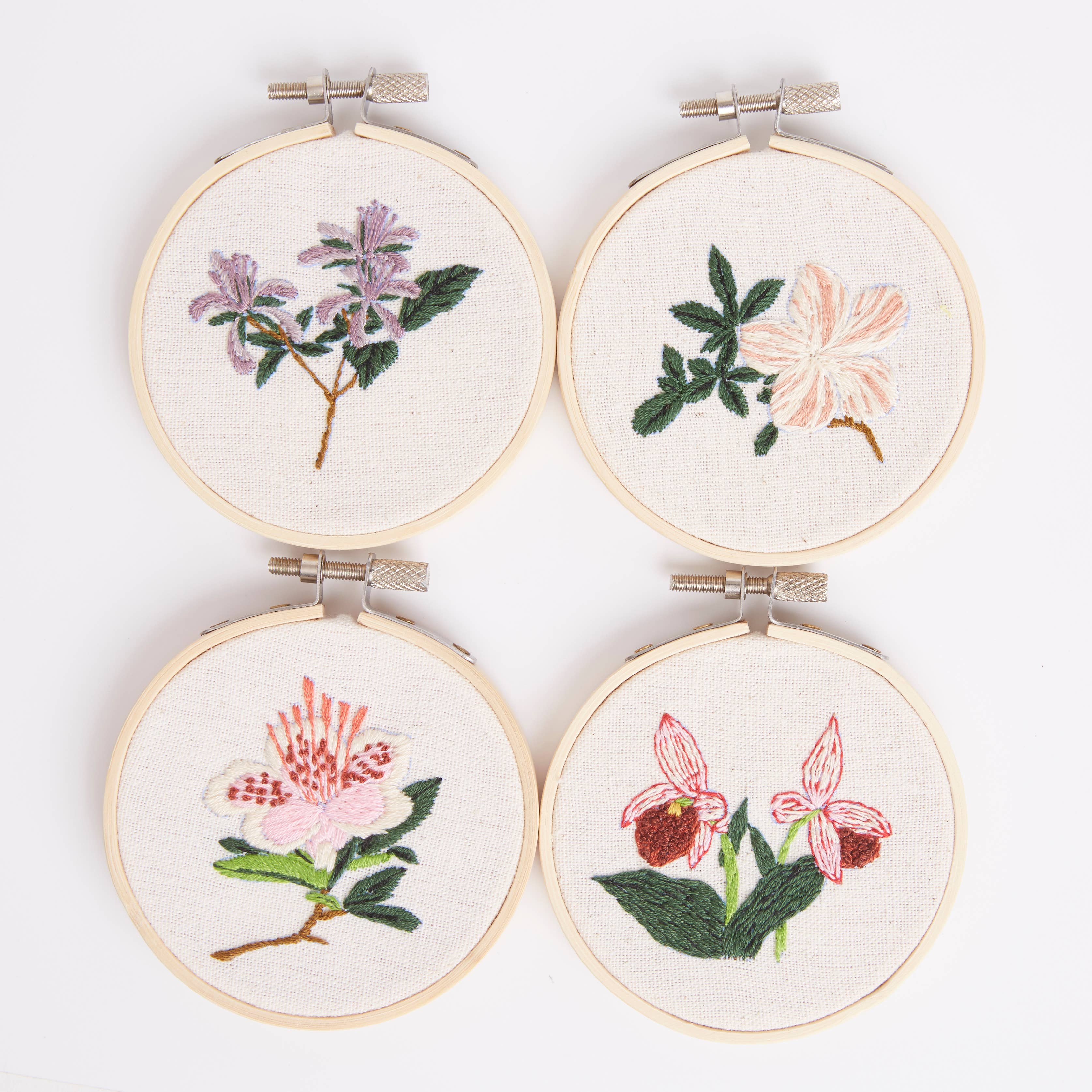 West Design Products - Wholesale Craft sewing kit - Royal Horticultural Society Embroidery Hoop Miniature Floral4