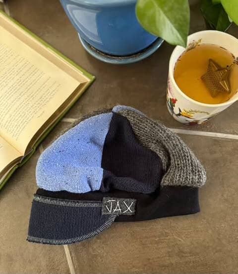 Jax Upcycled – Gorro - Unissexo por atacado – Escolha o Boné Newsboy de Camisola Reciclada Color Way4