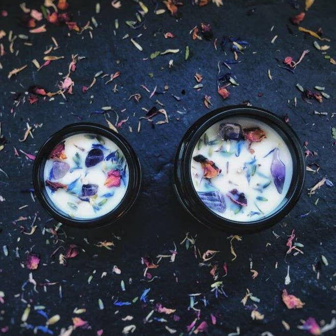 Ljus ”Avkoppling och lugnande” Lavendel, Ametist Crystal för wholesale av Atelier Oracle