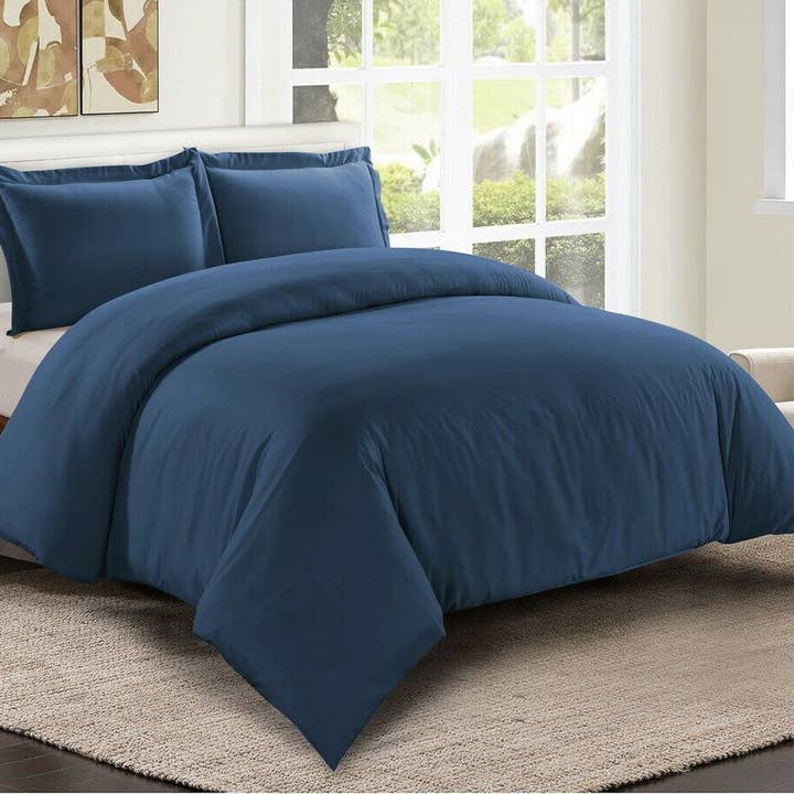 Cypress Linen / Bluff City Bedding - Wholesale Bedding Set - Duvet Cover Set Super Soft Egyptian Comfort 1800 Count 3 Piece for Comforter5