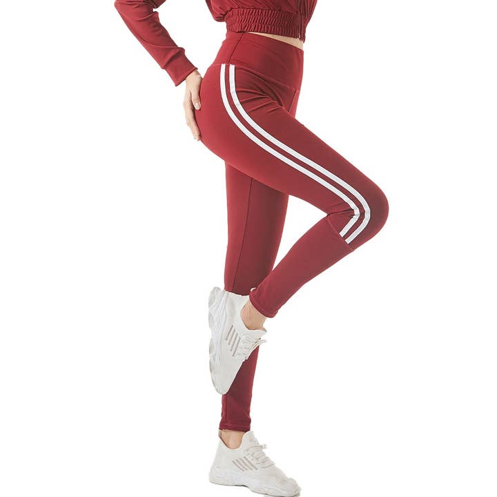 SSImport - Vente Legging de sport/d'intérieur – femme - LEGGING DE YOGA À RAYURES A2068, TAILLES MÉLANGÉES, 12 PIÈCES/ENSEMBLE20