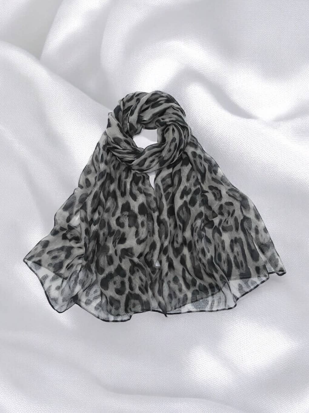 BYREN | ÉLINE L'ATELIER - Wholesale Scarf - Women's - Fine leopard print scarf FL091