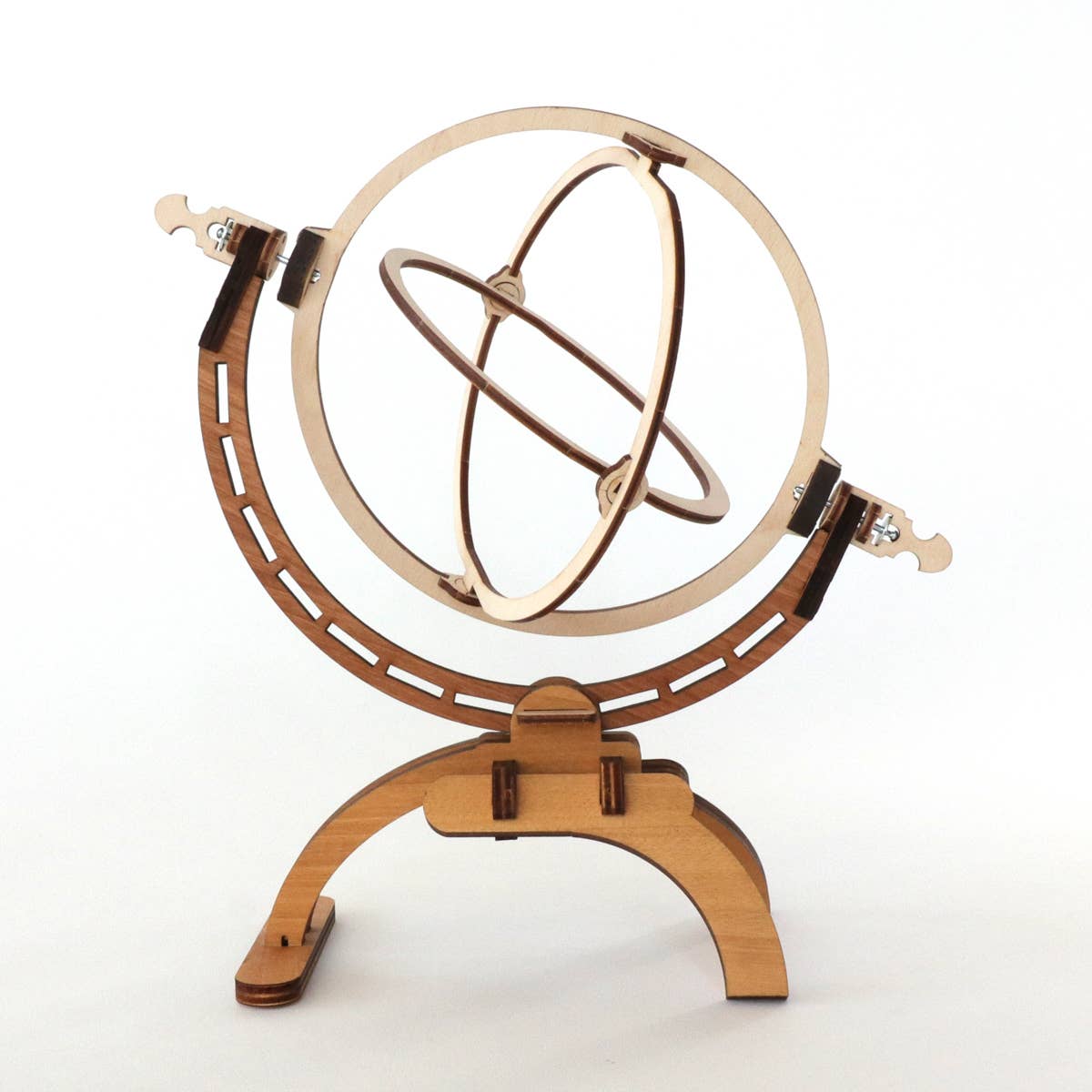 Dahimo - Vente Kit de bricolage - Suspension à Anneaux Leonardiana - Modèle en bois0