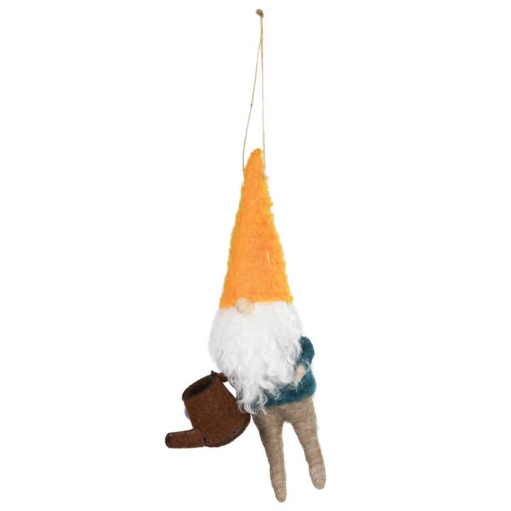 HomArt - Wholesale Ornament - Garden Gnome Ornaments, Felt - Set of 3
