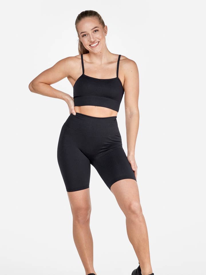 Calções de Ciclismo Canelados por atacado de Famme