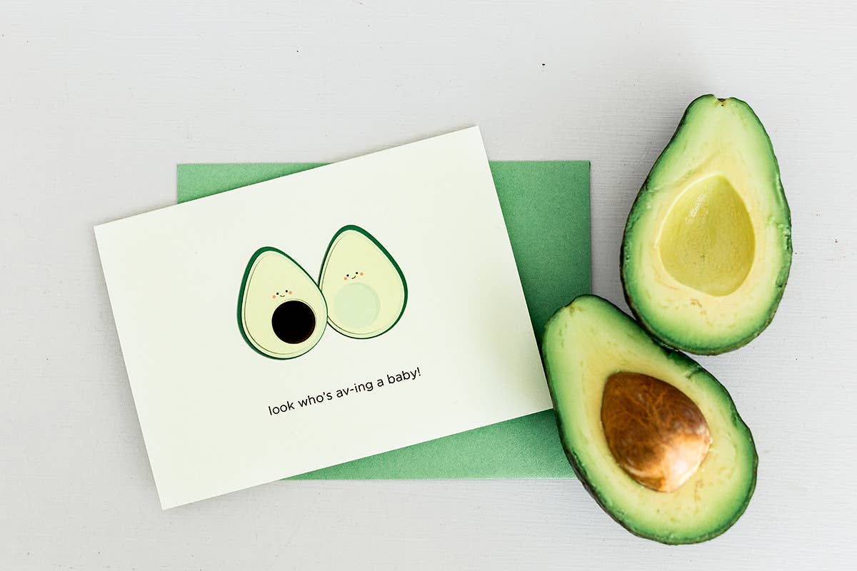 Paper Hearts™ - Wholesale Baby Card - Look Who's Av-Ing a Baby | Greeting Card2