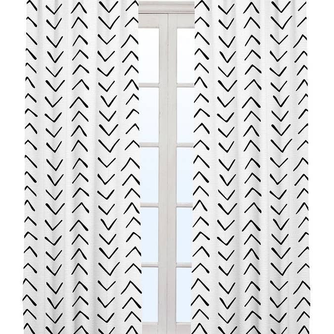 Bes Home Design - Wholesale Curtain - Boho Home Decor Custom Size Set of 2 Curtain Panels12