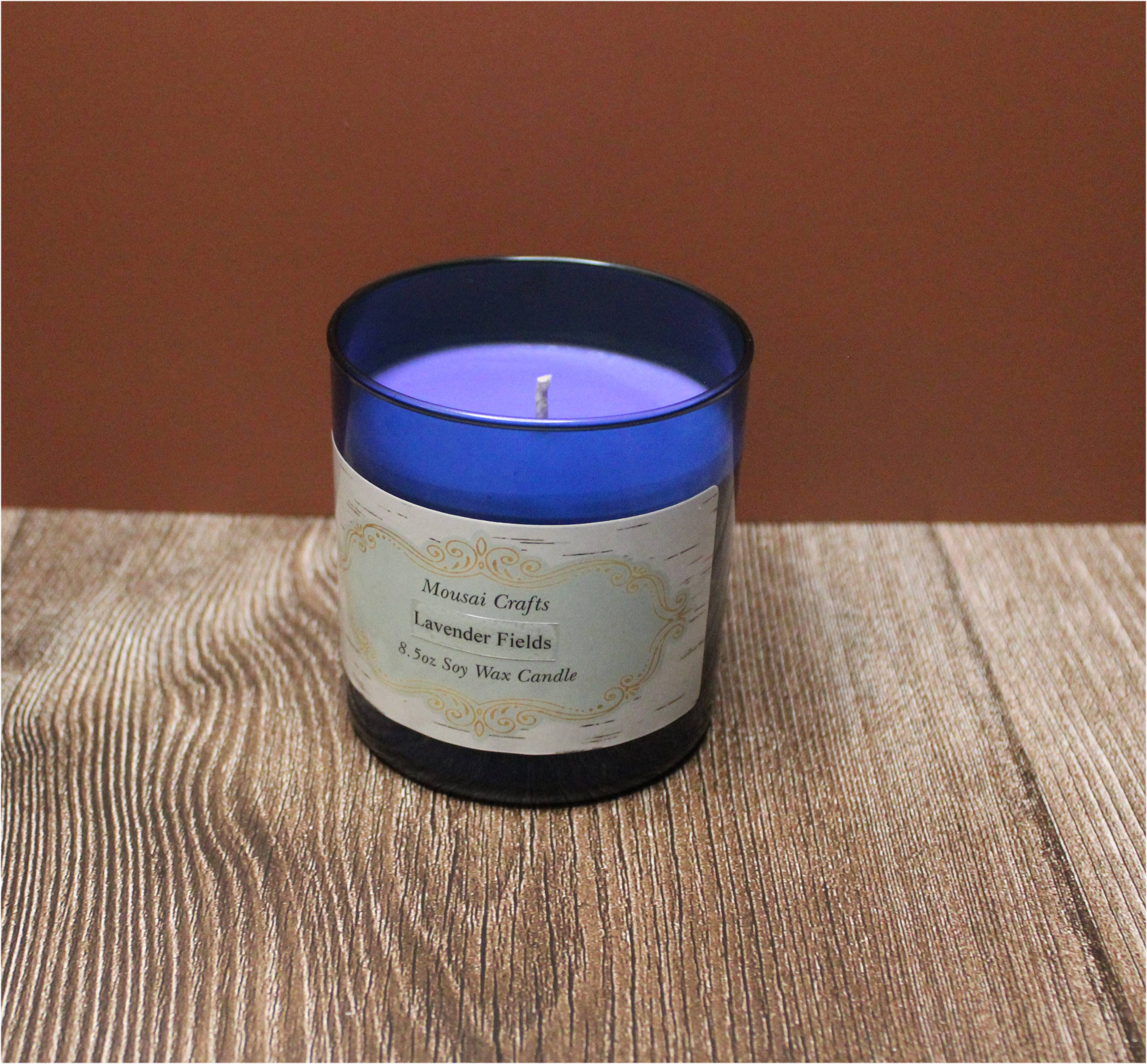 Mousai Crafts - Wholesale Jar/Filled Candle - Lavender Fields 8.5oz Soy Wax Candle3