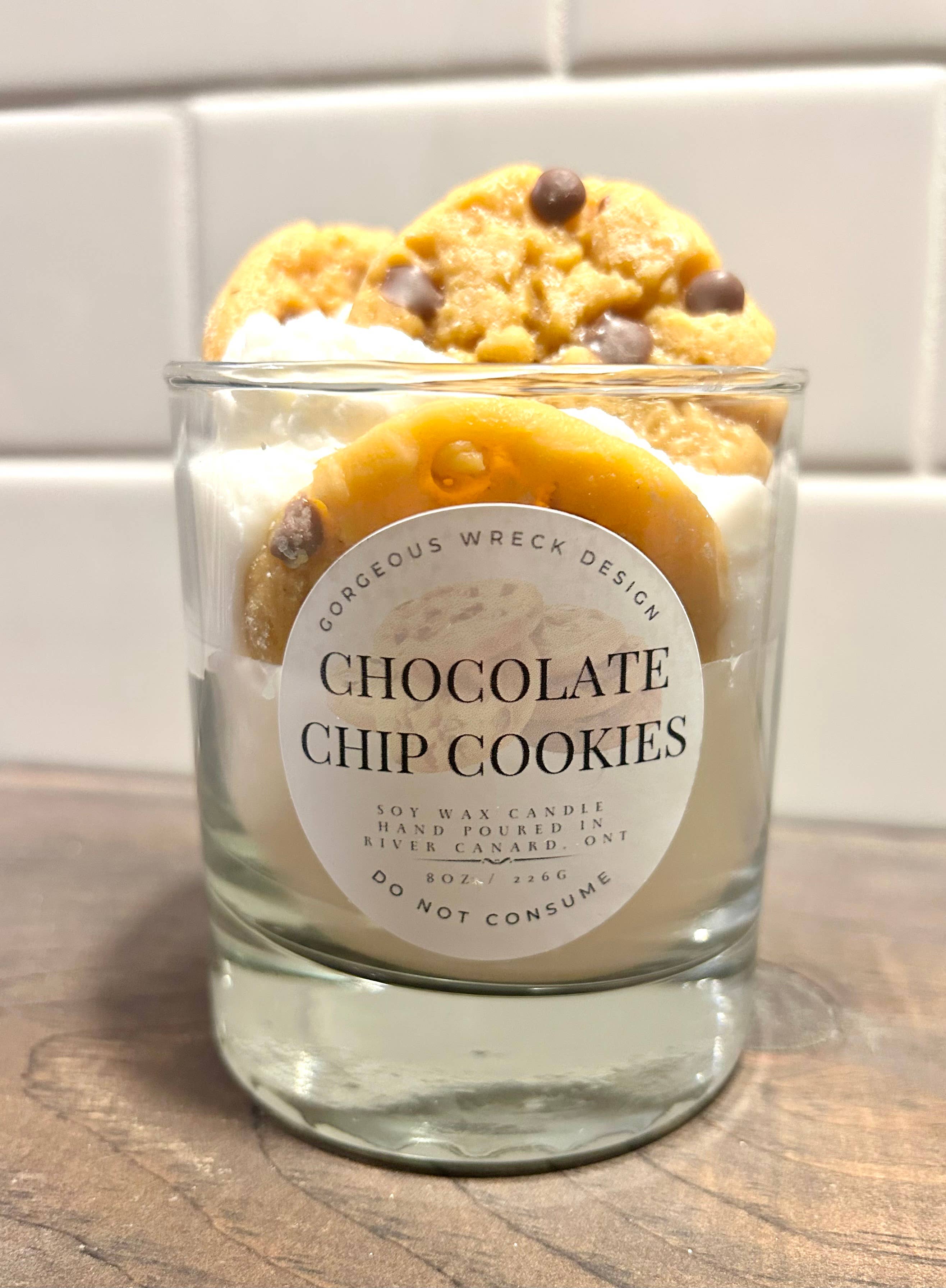 Gorgeous Wreck Design - Vente Bougies originales - Bougie parfumée dessert aux pépites de chocolat6