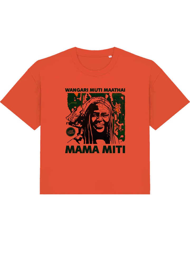 UNITED SOULS - Wholesale Screen Printed T-Shirt - Women's - Wangari Muta Maathai I Women's Oversized T-shirt8