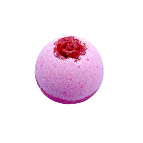 Dangerous Woman Bath Bomb | Peony Petals Bath Bomb for wholesale by Crafted Mayhem