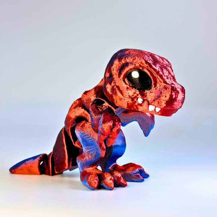 Dragon Fidgets - Wholesale Fidget Toy - Kids - Tiny T-Rex Fidget Toy, Desk Decor4