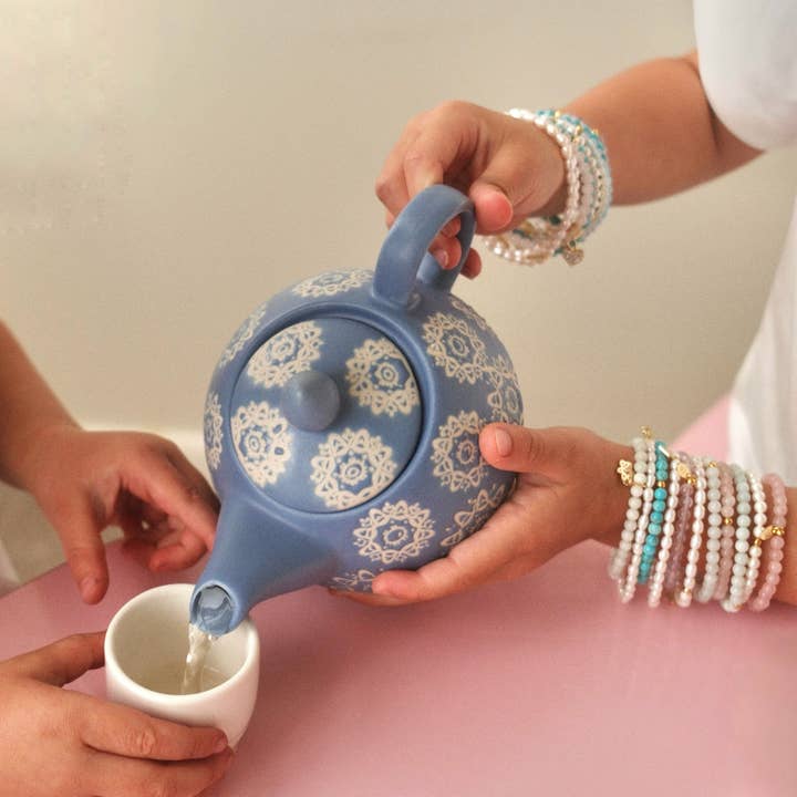 fyb jewelry - Wholesale Charm/Dangle Bracelet - AMAZONITE PAWPRINT CHARM BRACELET2