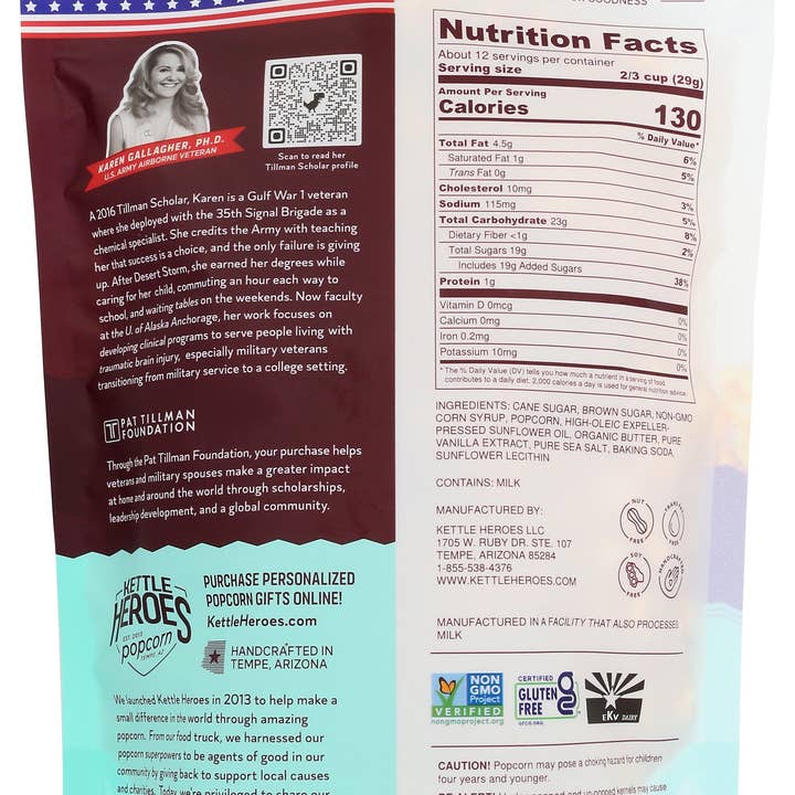 Everyday Supply Co - Wholesale Popcorn - Kettle Heroes Caramel Corn Sea Salted - Case Of 61