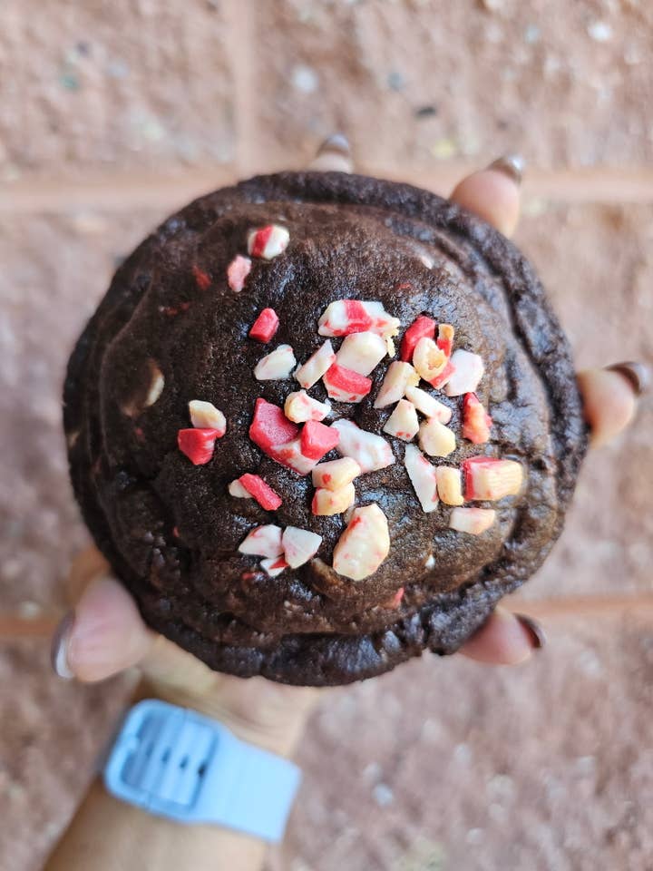 Begrænset Udgave: Pebermynte Kakao Cookie (Ingen Stregkode) for engroshandel hos My Big Fat Cookie