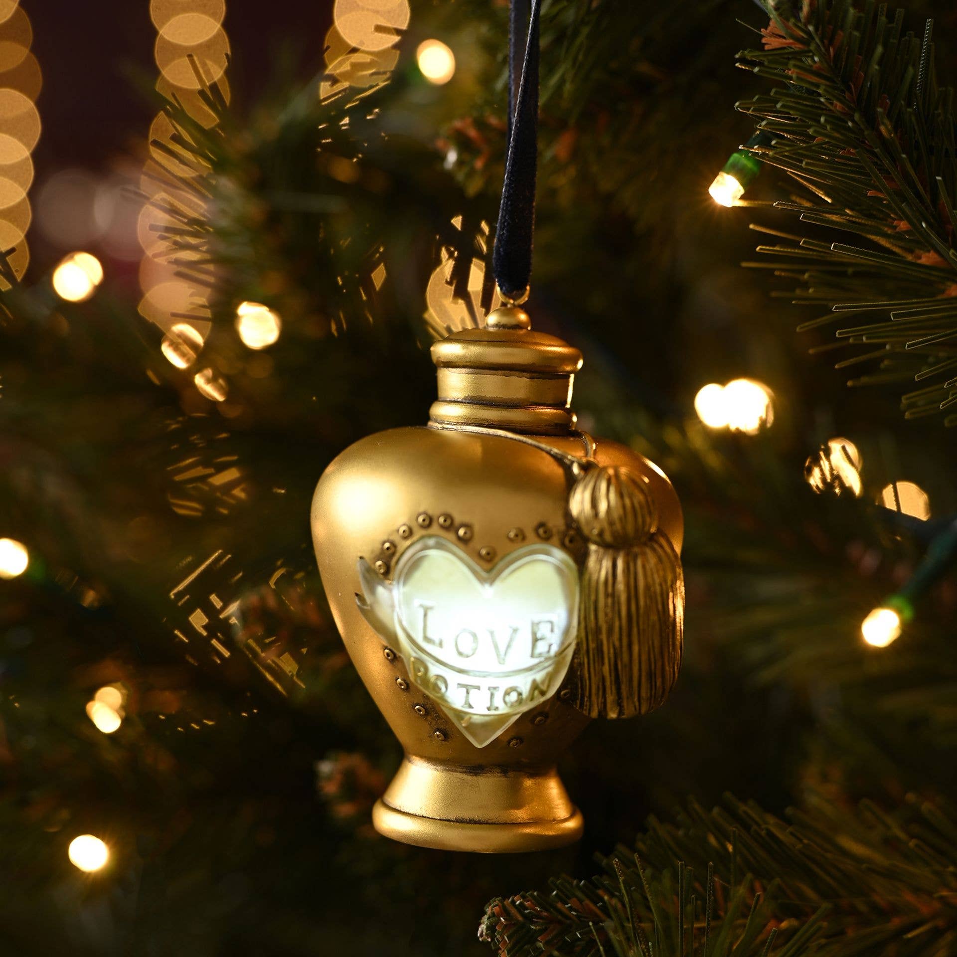 WIDDOP and Co. - Wholesale Ornament - Warner Bros Harry Potter Alumni LED Hanging Decoration - Love Potion0