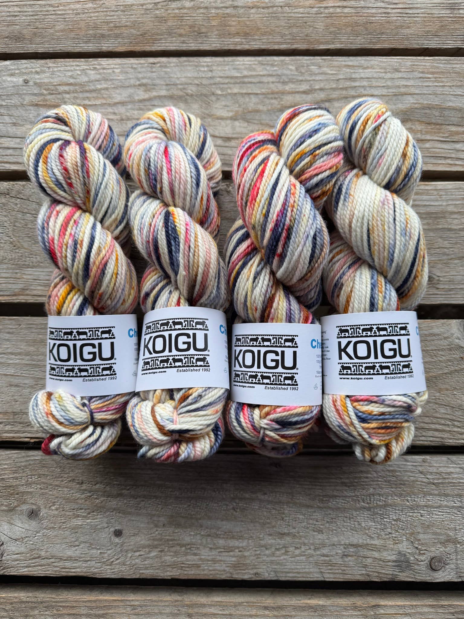 Koigu Wool Designs - Wholesale Yarn - Chelsea Aran Merino Yarn -group B9