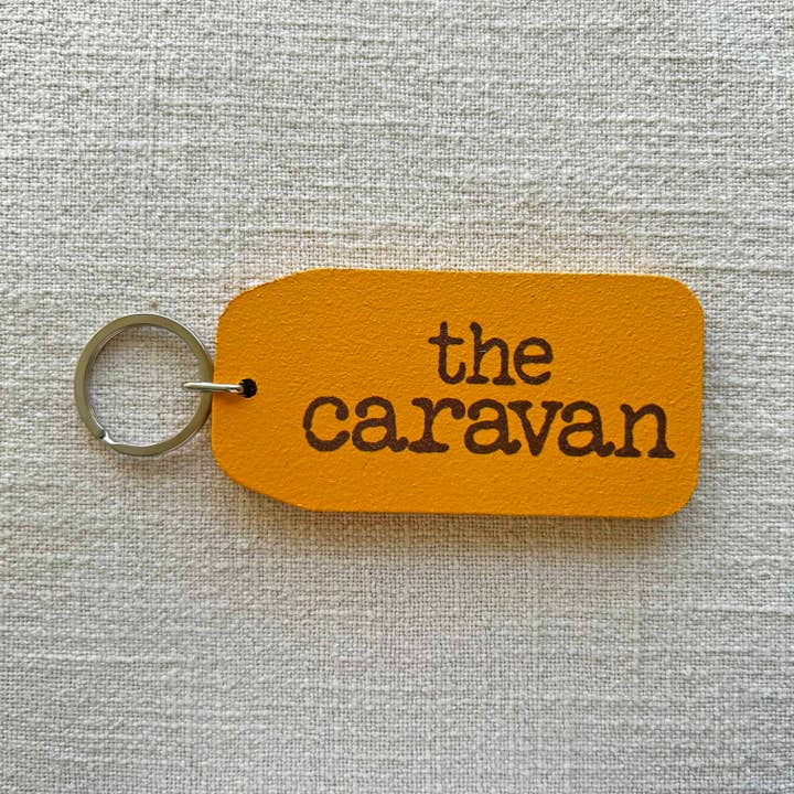 THE WOODEN POSTCARD COMPANY - Wholesale Keychain - Unisex - The Caravan - Wooden Key Tag1