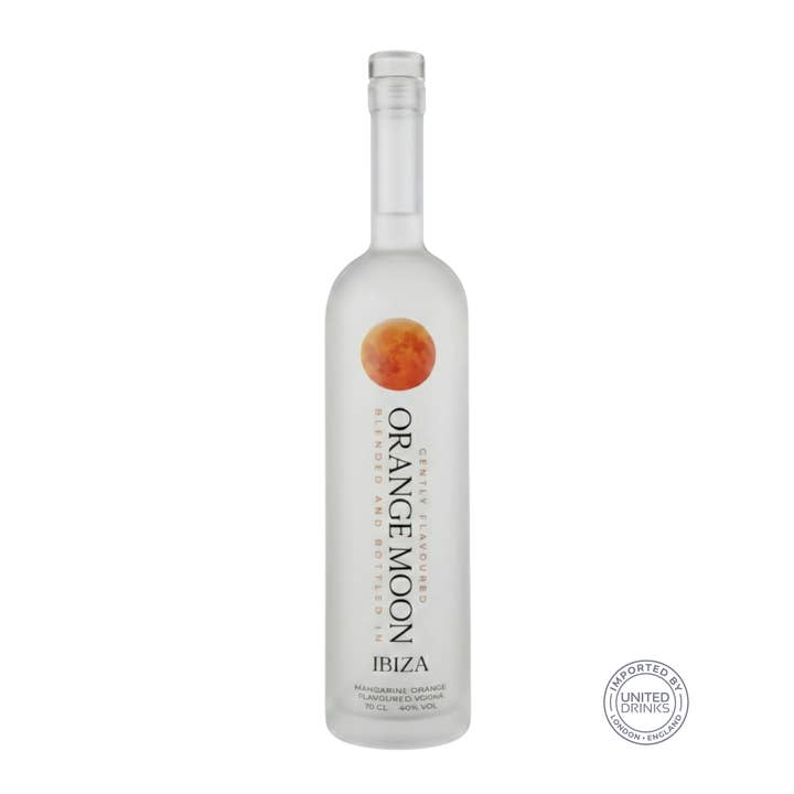 Orange Moon Ibiza Mandarin Orange Flavoured Vodka 70cl 40% ABV for wholesale by United Drinks