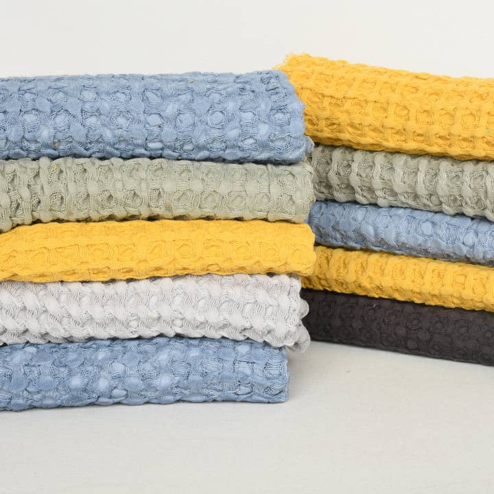 Serviettes de bain, ensemble de 10 serviettes à main en coton turc : 12"x12" pour la vente par Organic Turkish Towels