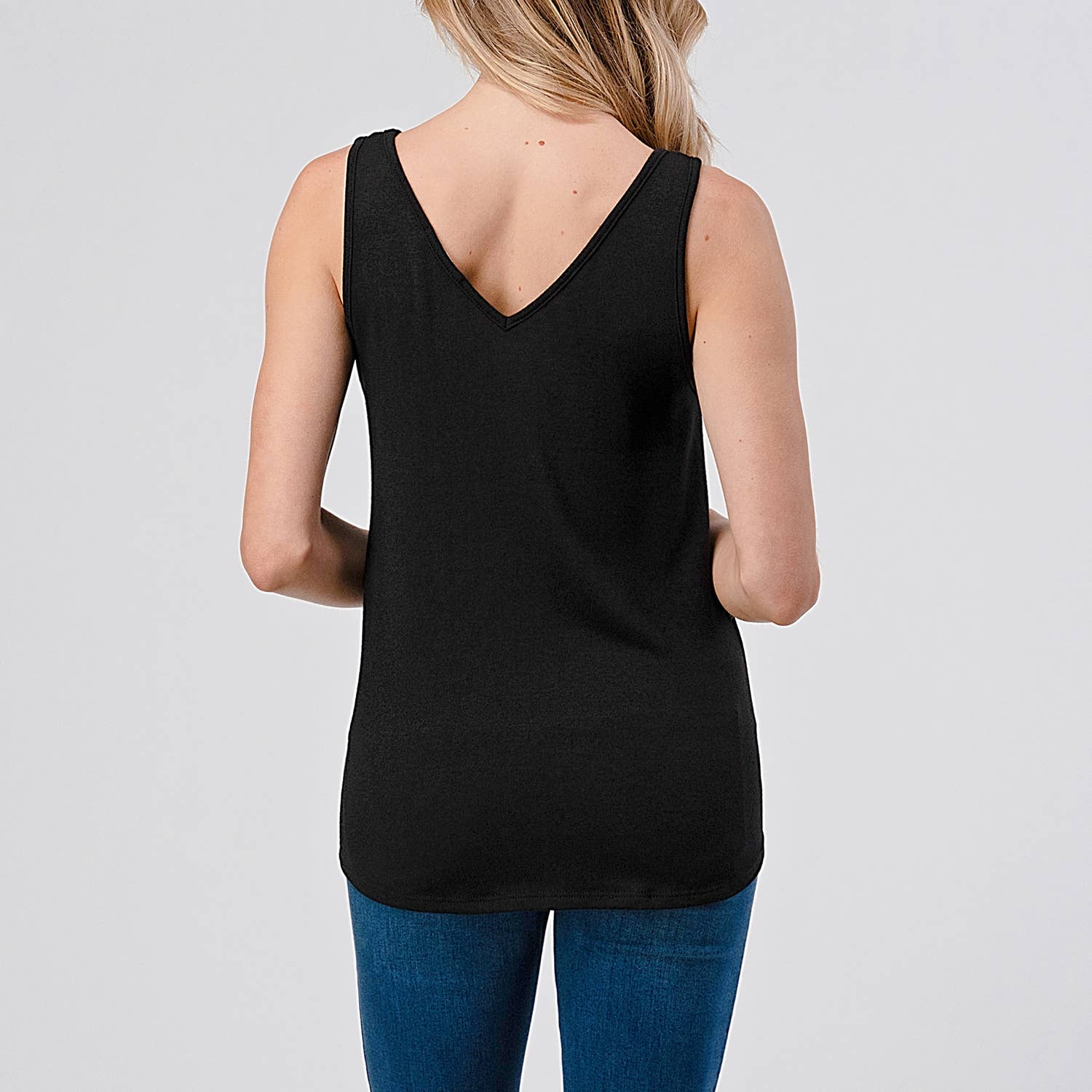 Heimious - Vente Débardeur – femme - Débardeur en tricot à encolure en V et coupe décontractée, T5867
