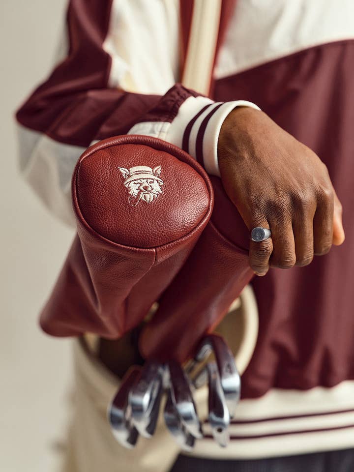 Red Leather Cover for wholesale by Bold Golf