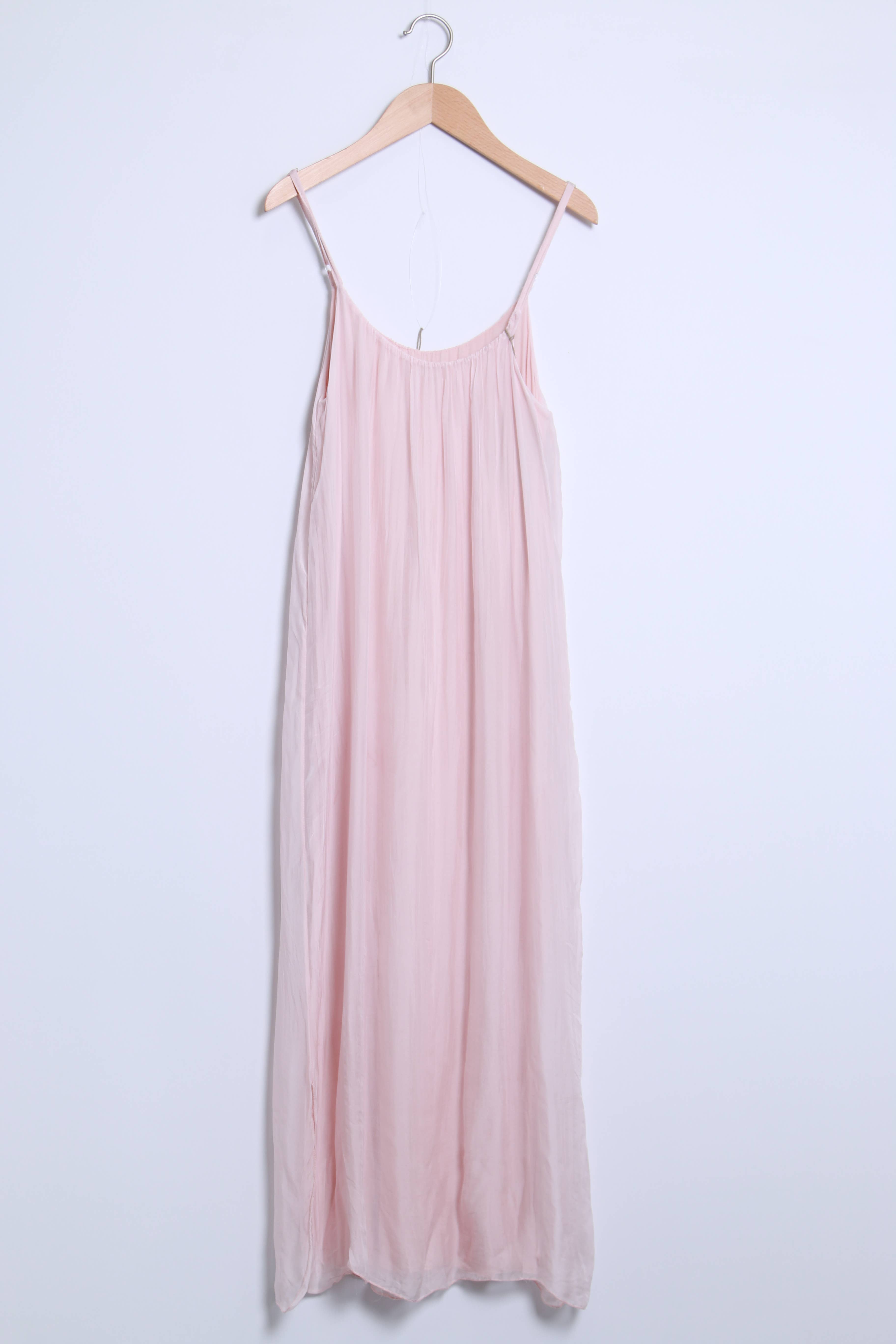 Shyloh - Wholesale Dress - Women's - Long silk dress with adjustable straps 304806