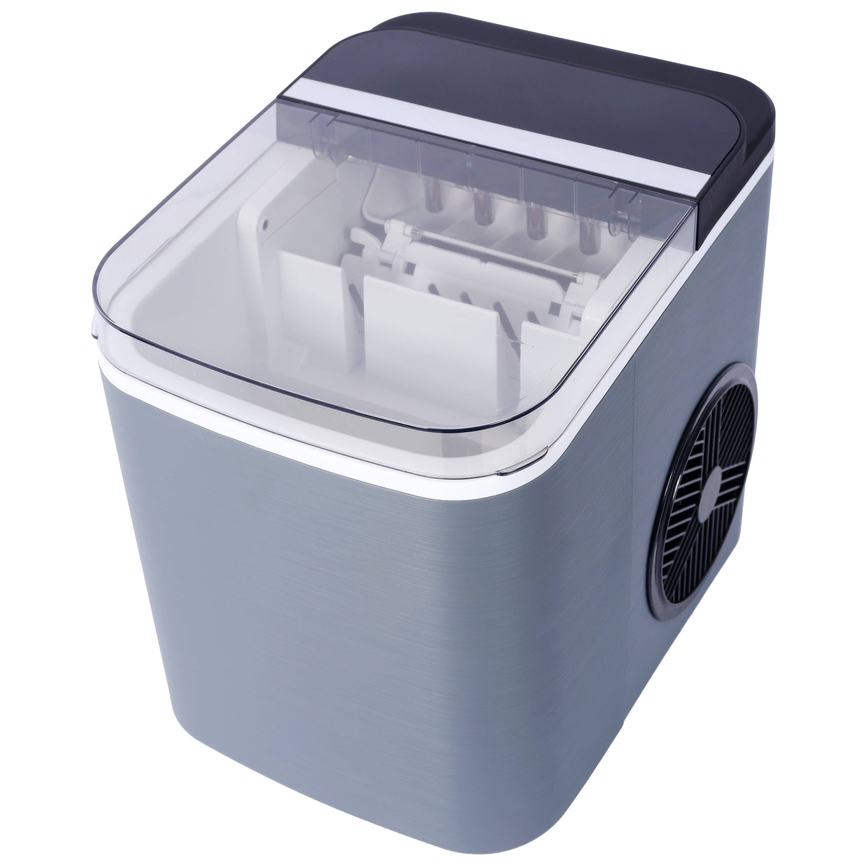 39F Inc. - Wholesale Kitchen Appliance - Portable Countertop Ice Maker with Basket and Scoop, Gray1