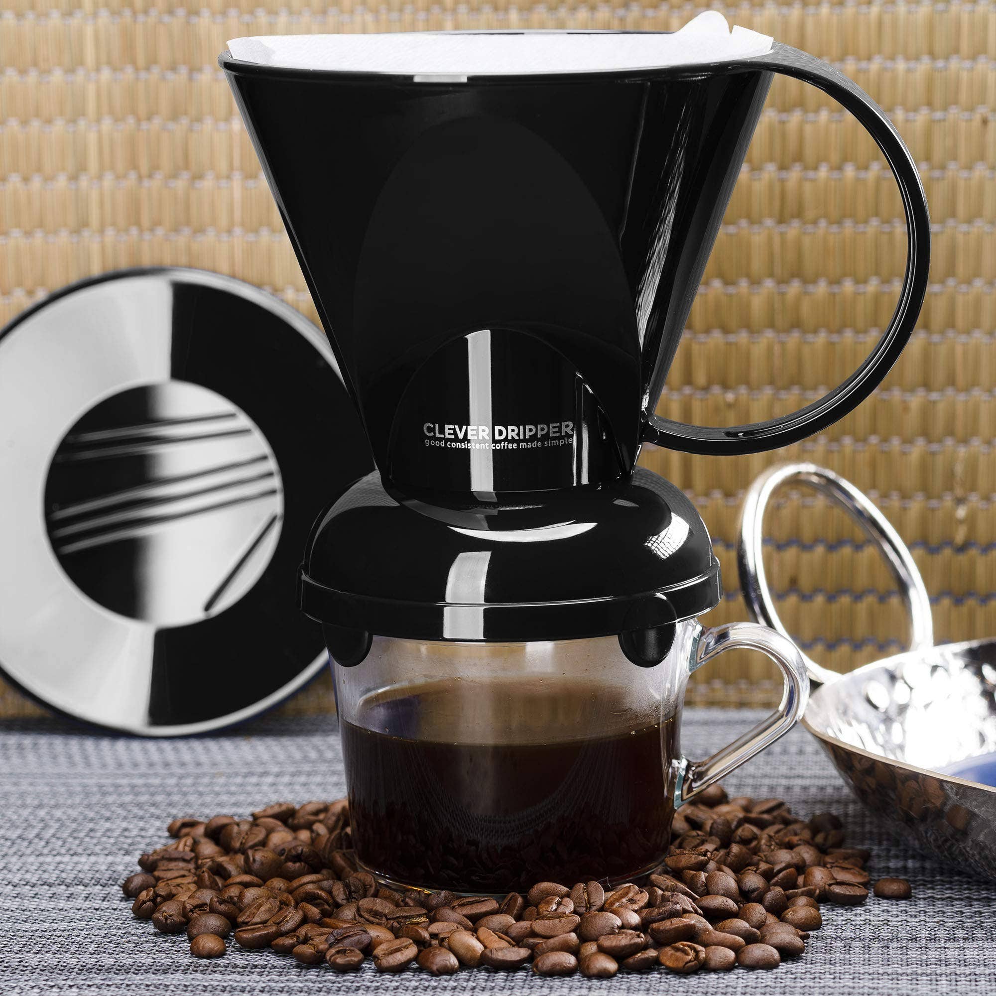 Sable Brew - Wholesale Pour Over & Dripper - Clever Coffee Dripper and Filters, Large 18 oz (Black)6