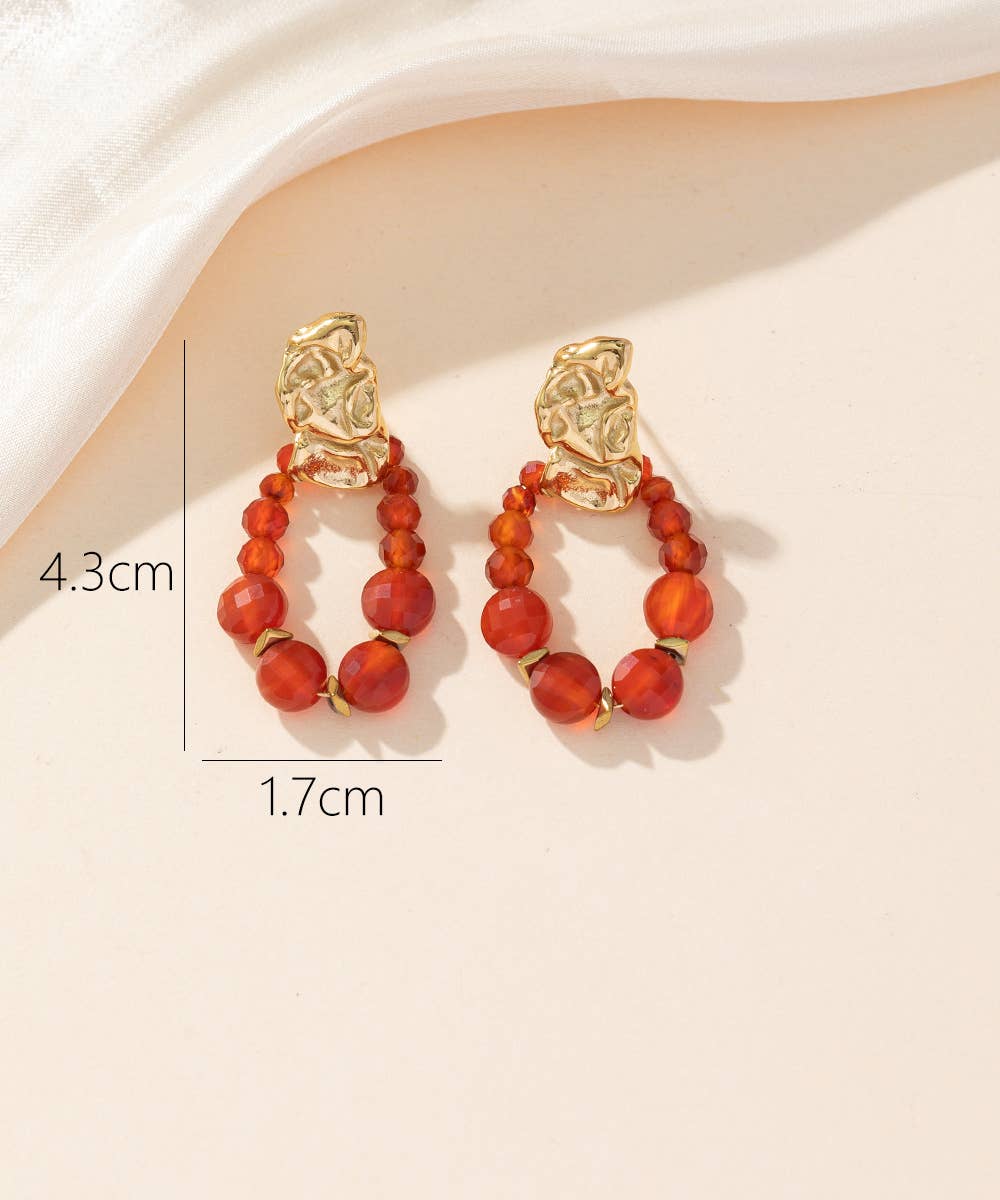 Blossom bijoux - Vente Boucles d'oreilles pendantes - Boucles d'oreilles Clou Acier inoxydable 24BOA0073