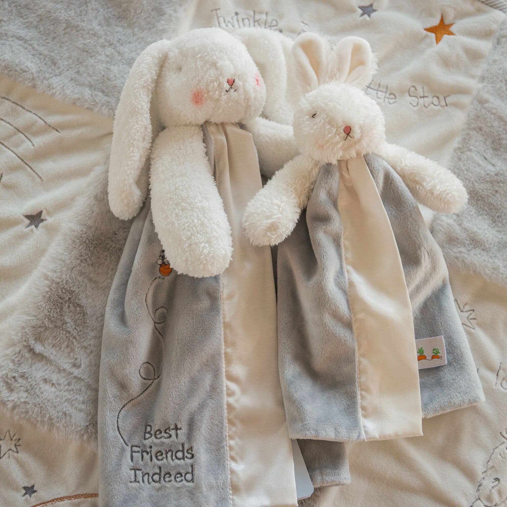 Bunnies By the Bay - Wholesale Security/Cuddle Blanket - Baby - Bloom Bunny Buddy Blanket1