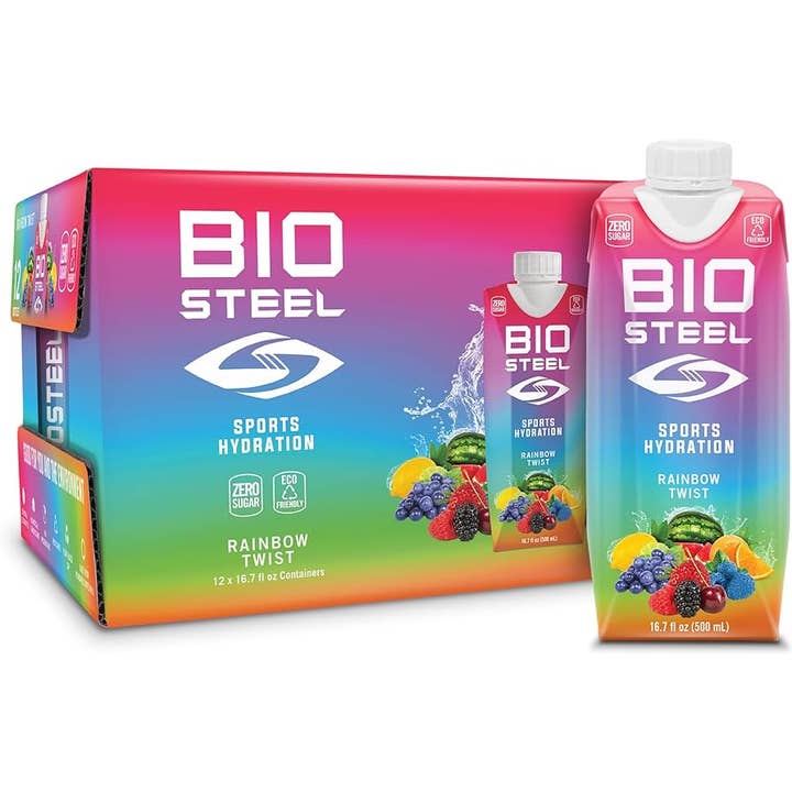 BIOSTEEL HYDRATION DRINK 12/16.7OZ RAINBOW TWIST for wholesale by L&F Universal Goods