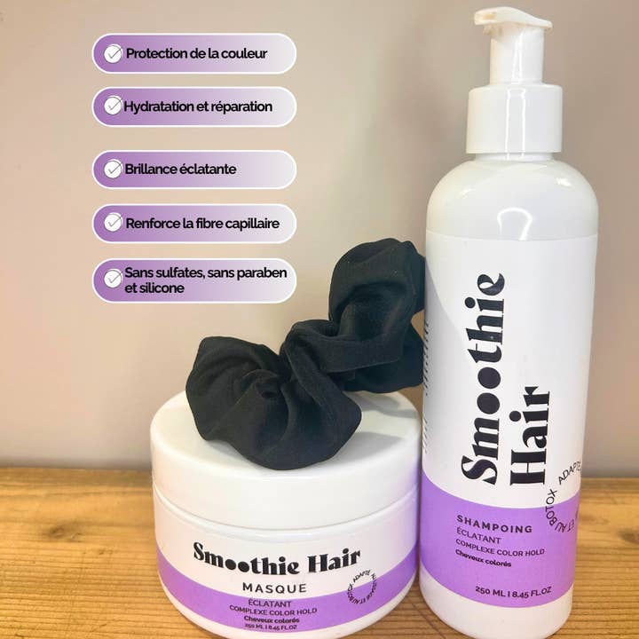 Smoothie Hair – wholesale Shampoo & conditioner set – Shampoo & Hair mask - honey & caviar extract5