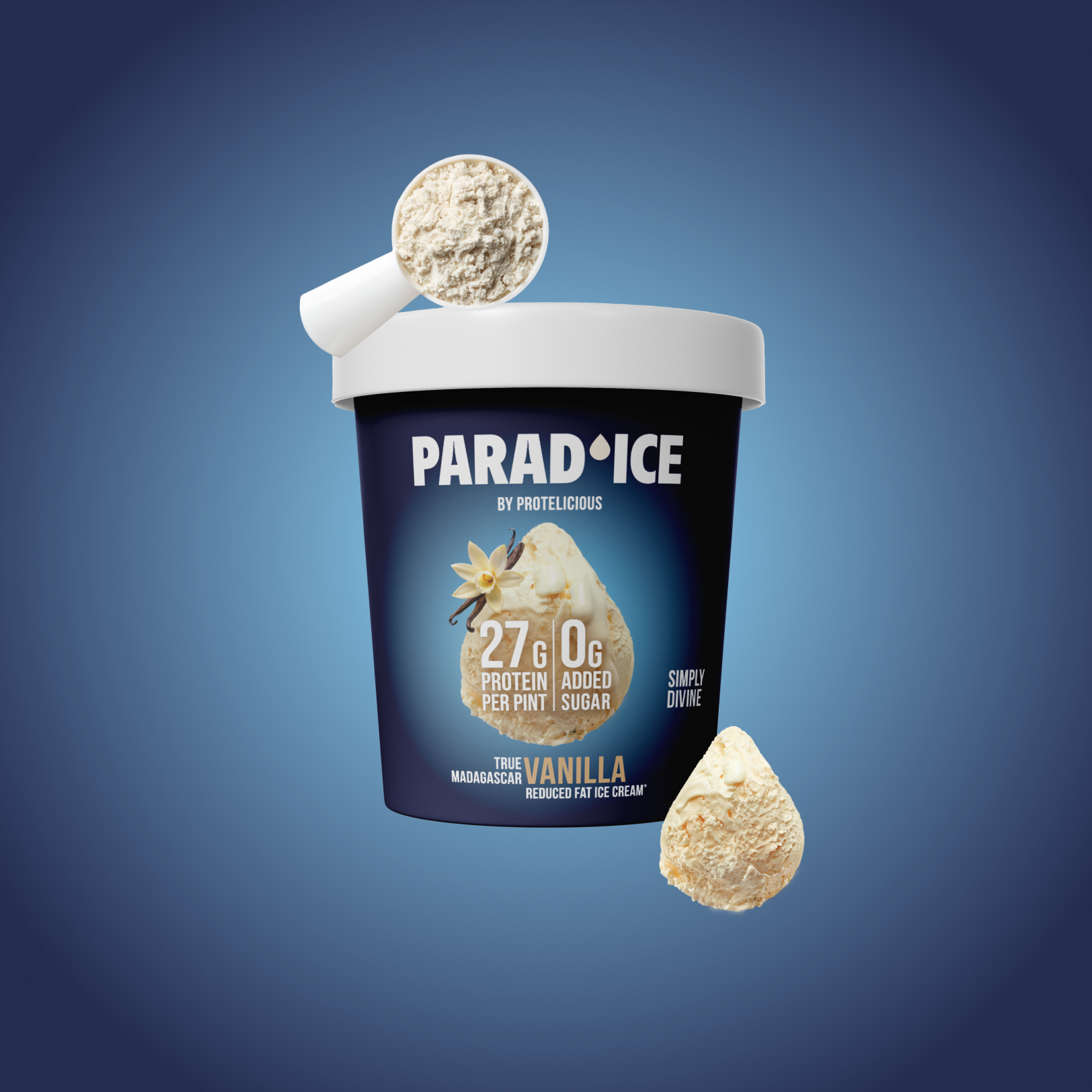 Protelicious - Wholesale Ice Cream/Sorbet - GOURMET ICE CREAM, HIGH PROTEIN, 0 ADDED SUGAR, REDUCED FAT3