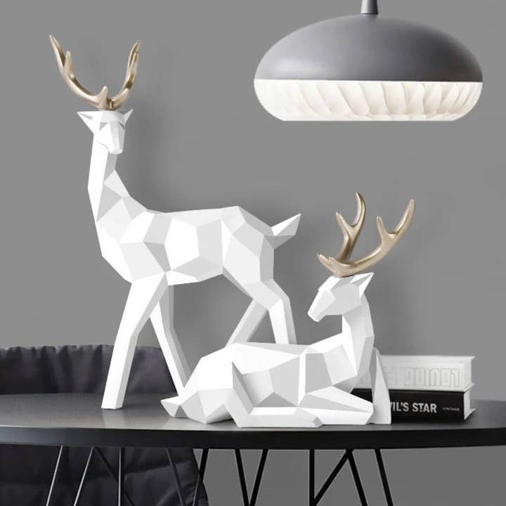 Geometric Deer Statue for wholesale by Moderny
