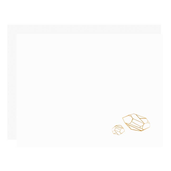 Edelstein-flaches Notiz-Set für den Großhandel von Little Well Paper Co.