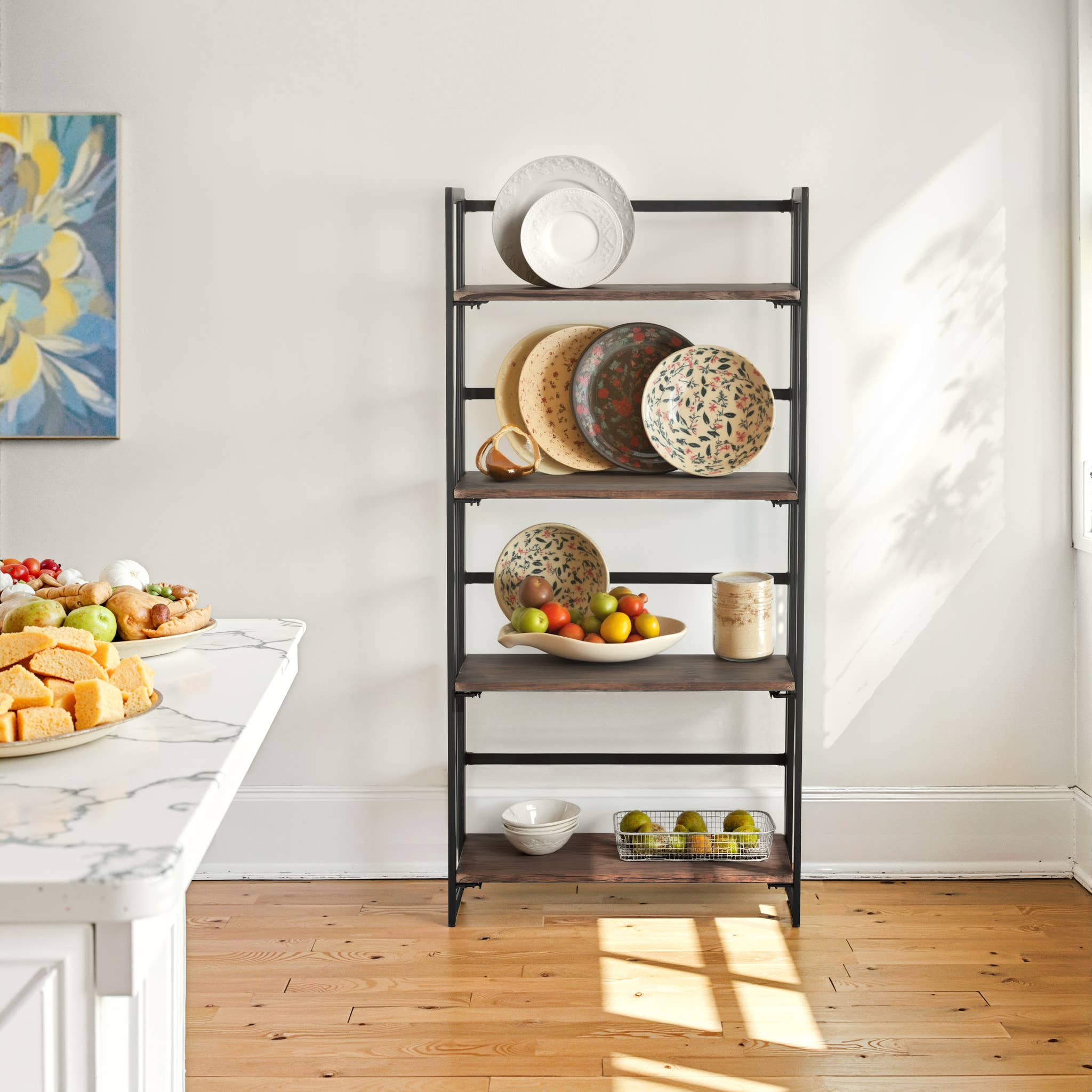 39F Inc. - Vente Bibliothèques - Étagère industrielle à 5 niveaux sans vis1