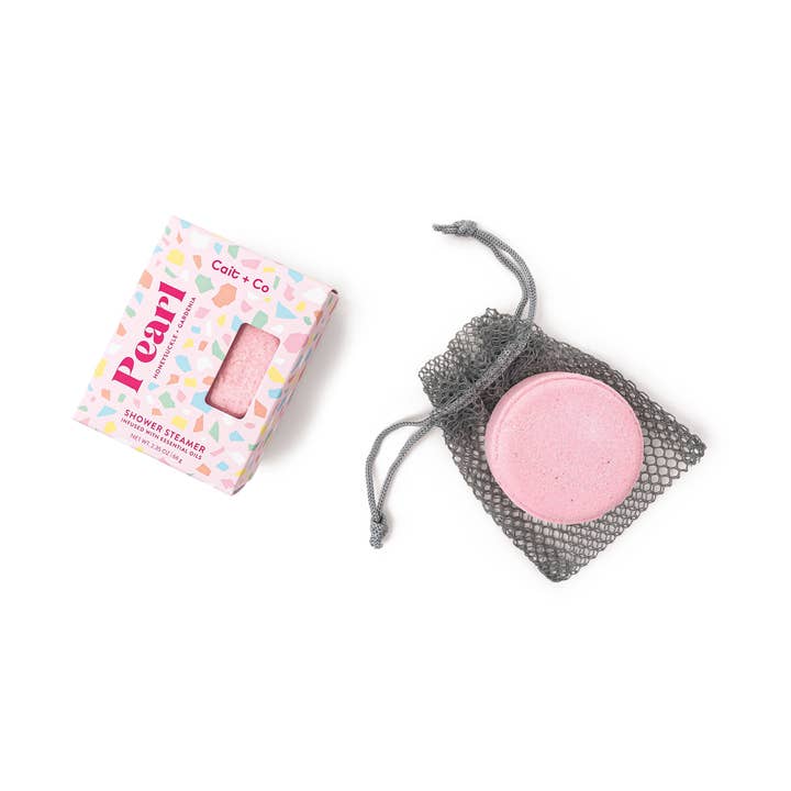 Cait + Co - Wholesale Shower Steamer/Bomb - Gem Shower Steamer - Pearl