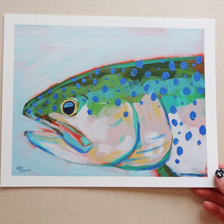 Mckenzie Kvalsten - Wholesale Art Print - Fine Art Print Trout Variety Pack of Three2