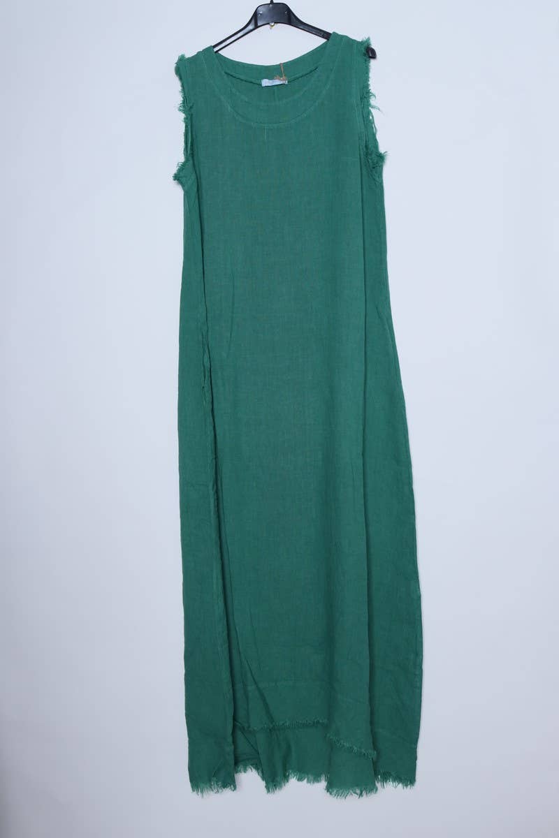 LÉA & LUC - Vendita all'ingrosso Vestito - Donna - Abiti lunghi senza maniche in lino 100% REF.431825