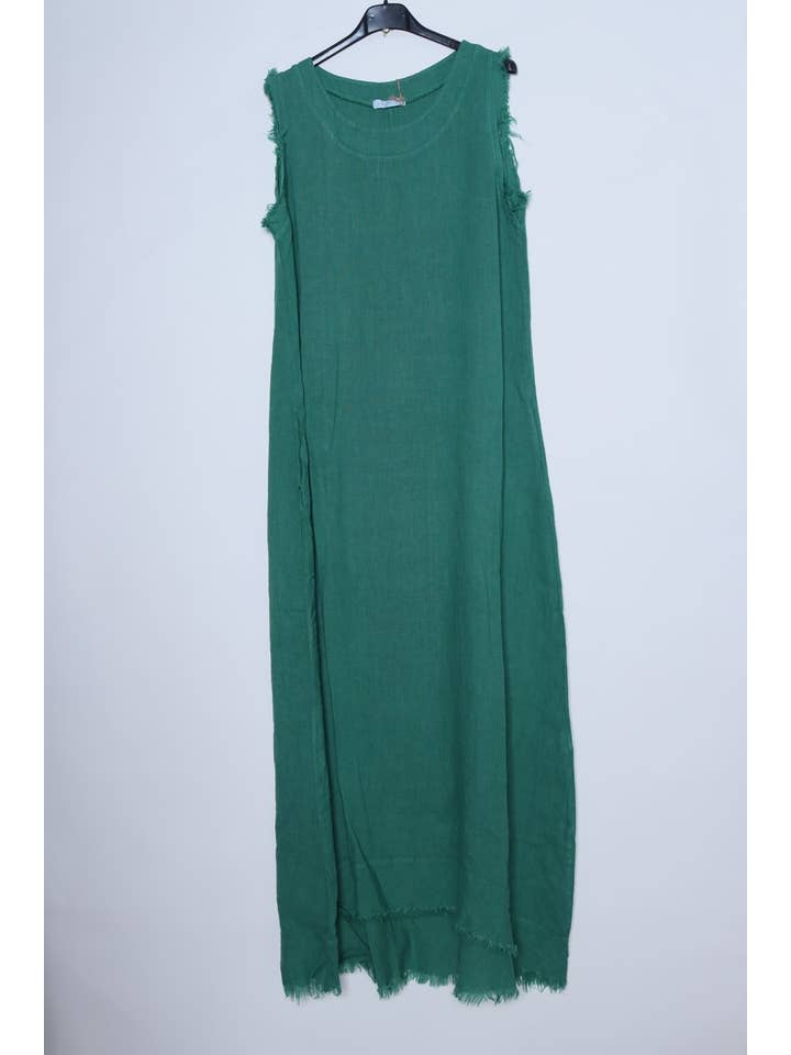 LÉA & LUC - Wholesale Dress - Women's - Sleeveless long dresses in 100% Linen REF.431814
