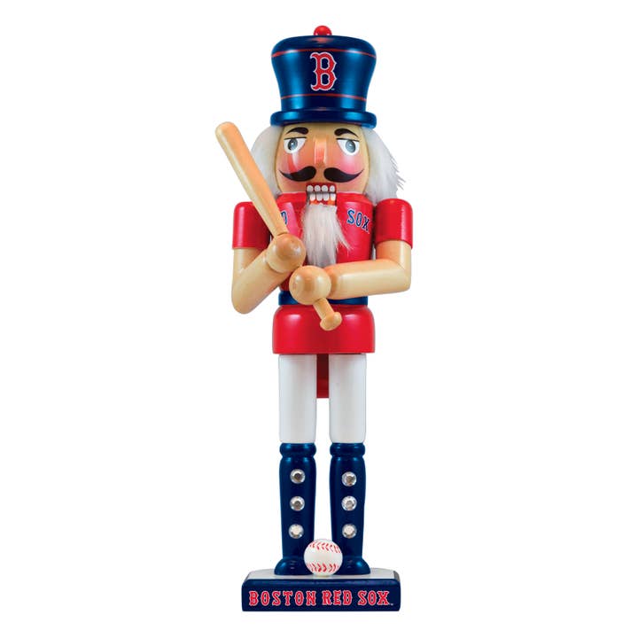 Masterpieces Puzzles - Wholesale Holiday Nutcracker - Boston Red Sox - Collectible Nutcracker