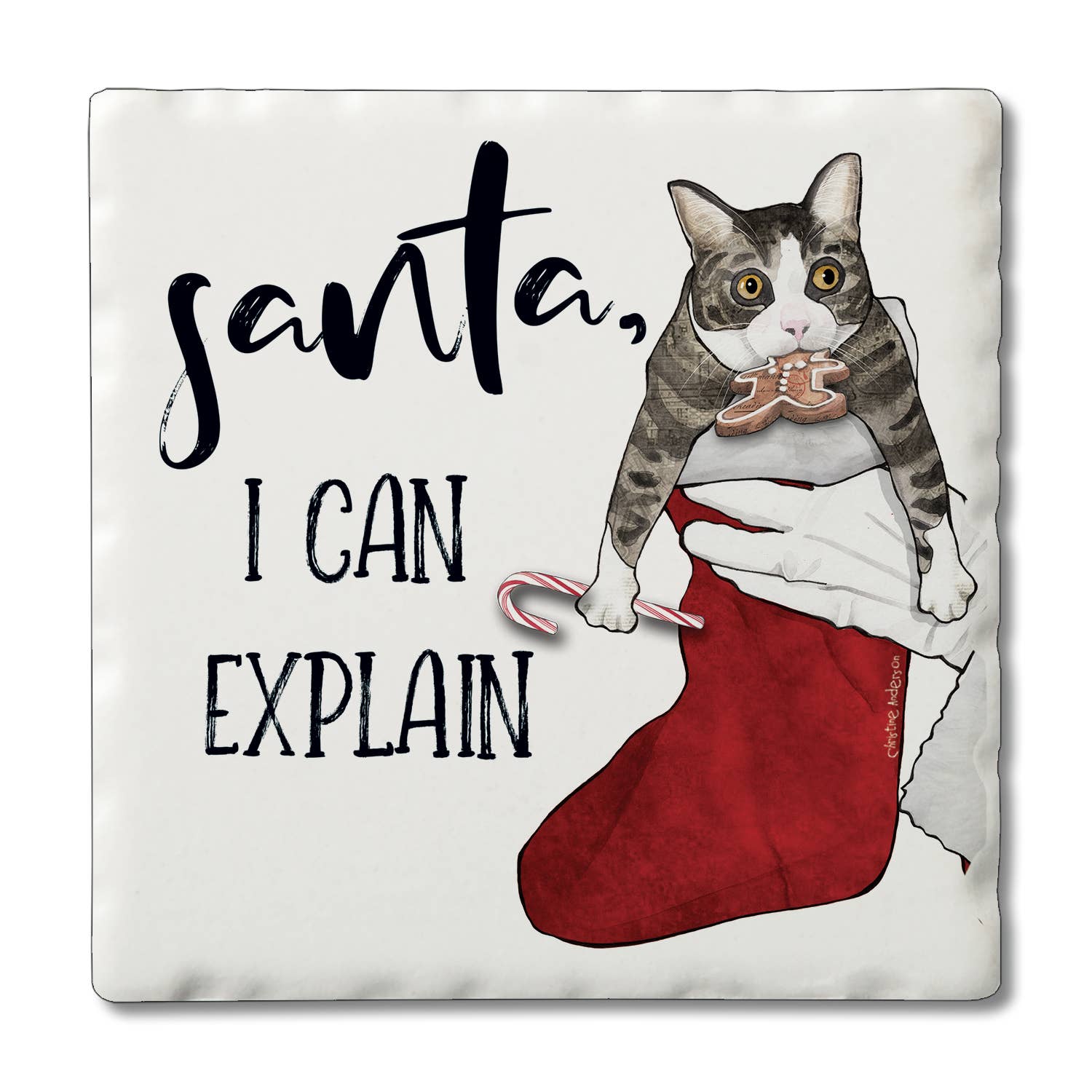 CounterArt/Highland Home/Thirstystone – Großhandel Verkaufsdisplay – Wohnen – Naughty Pets Einzelner Untersetzer-Display im Vorverpackten Set9