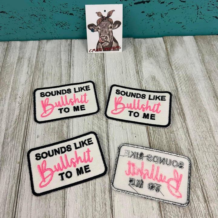 Crazy Heifers Wholesale - Wholesale Patch - Embroidered Statement Patches-Iron on V3