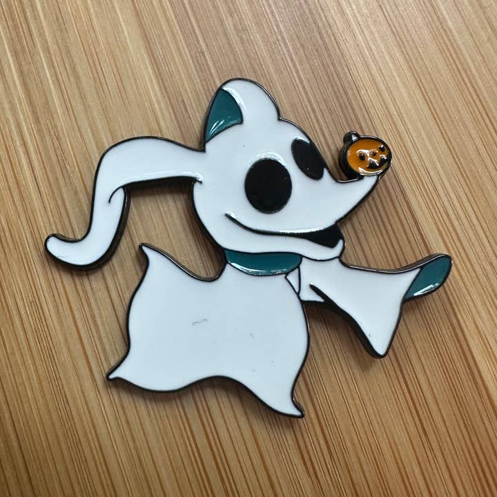 Zero - Nightmare Before Christmas - Enamel Pin (Large) for wholesale by Scribble & Scroll