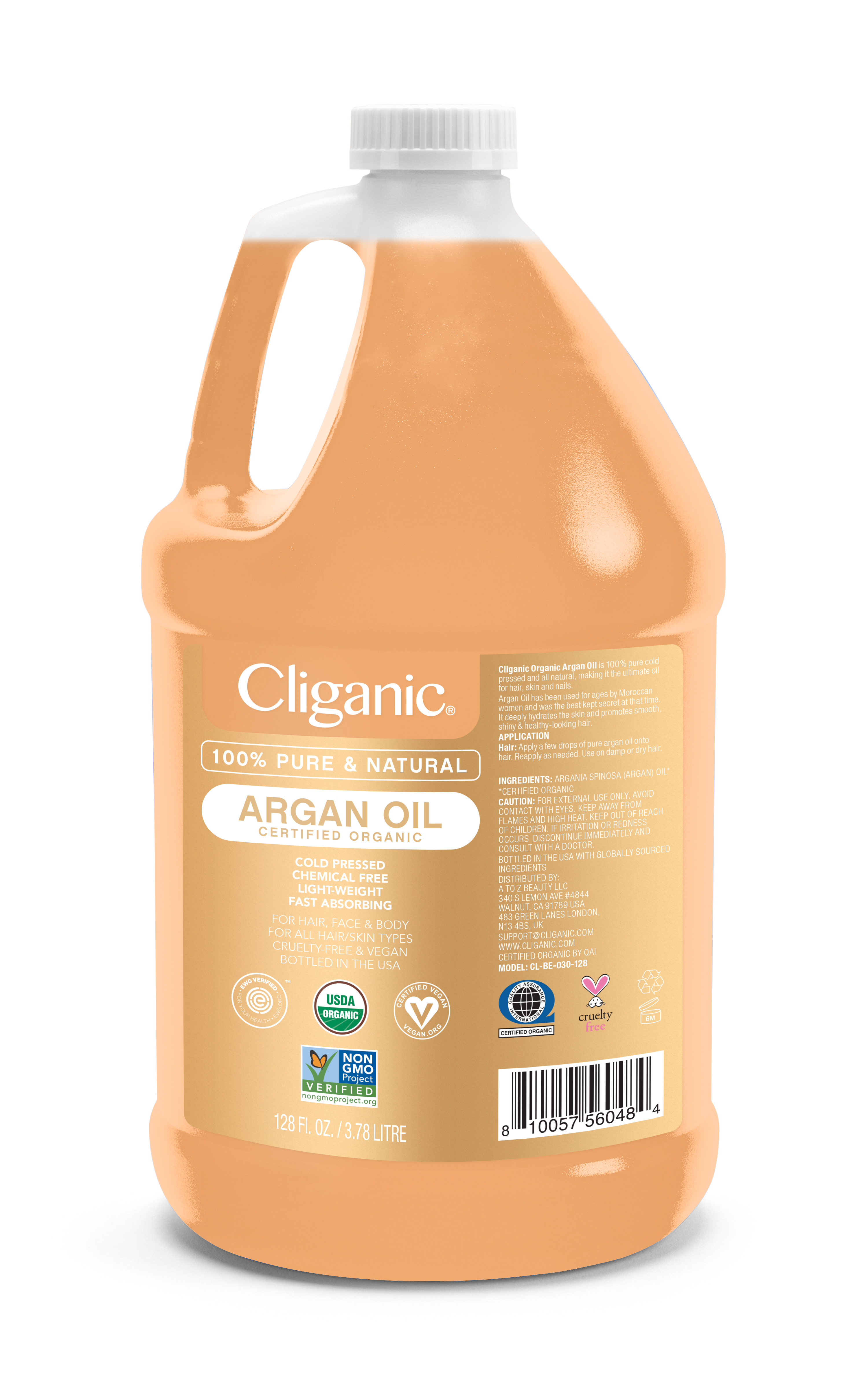Cliganic - Wholesale Bath/Body Oil - Carrier Oils - Organic Argan Oil3