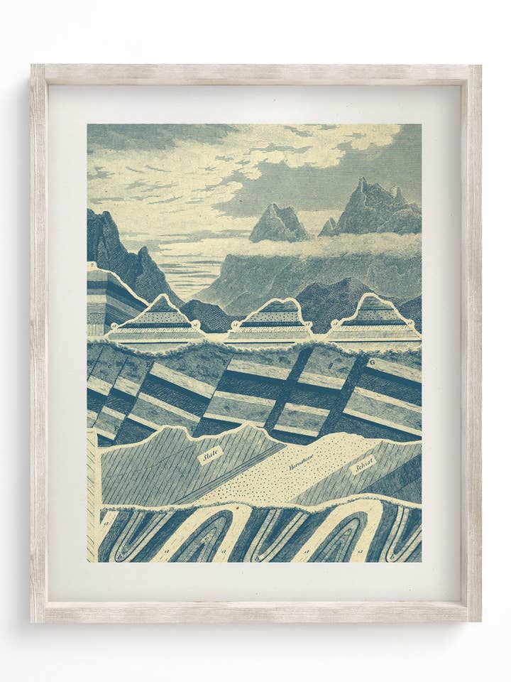 Stampa del museo strati di geologia per la vendita all'ingrosso da parte di Cognitive Surplus