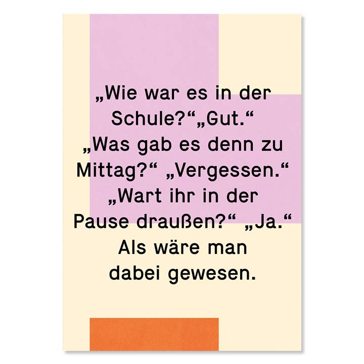 Kleine Prints – Großhandel Postkarten – Spruch Postkarte Quasselstrippe